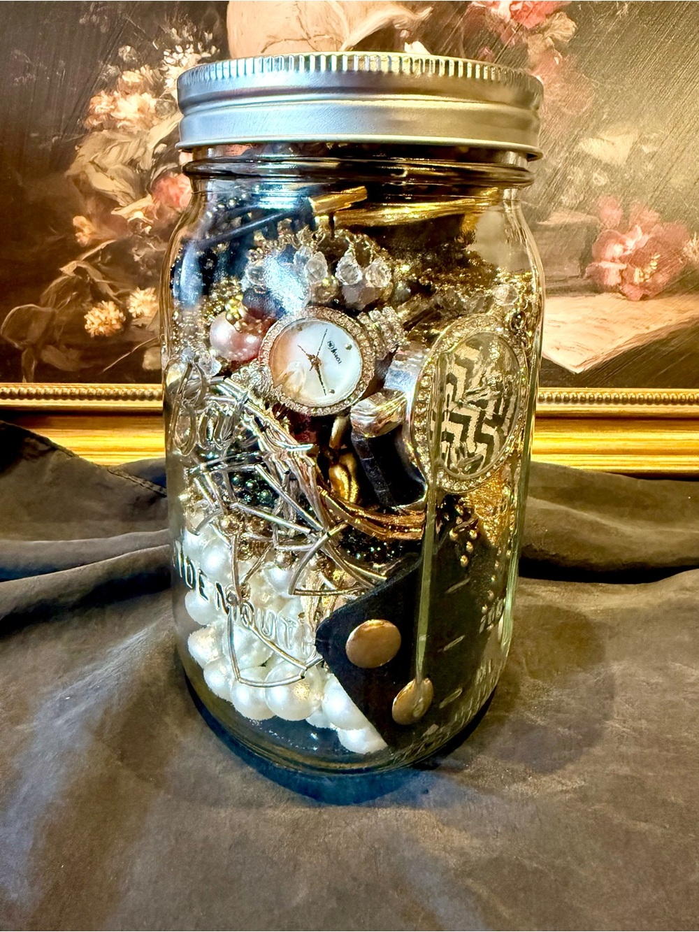 Mystery Jewelry Jar - Black and Gold 🖤💛